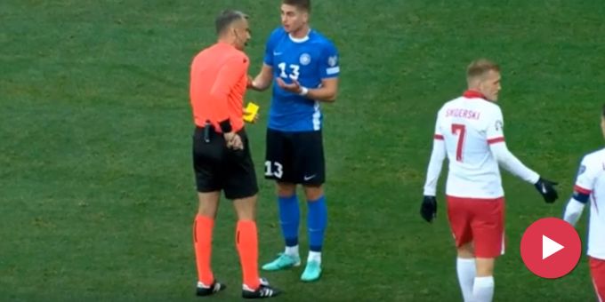 Kurz-Auftritt! - GC-Este fliegt gegen Polen nach 27 Minuten vom Platz