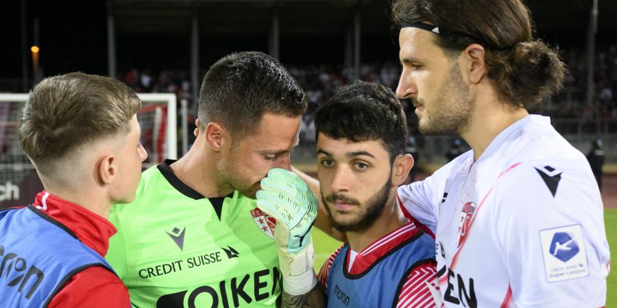 Grosse Enttäuschung beim FC Sion. Die Walliser steigen ab.