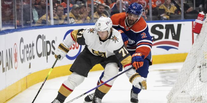 Vegas legt in der NHL gegen die Oilers vor. Die Golden Knights gewinnen gleich mit 5:1. NHL