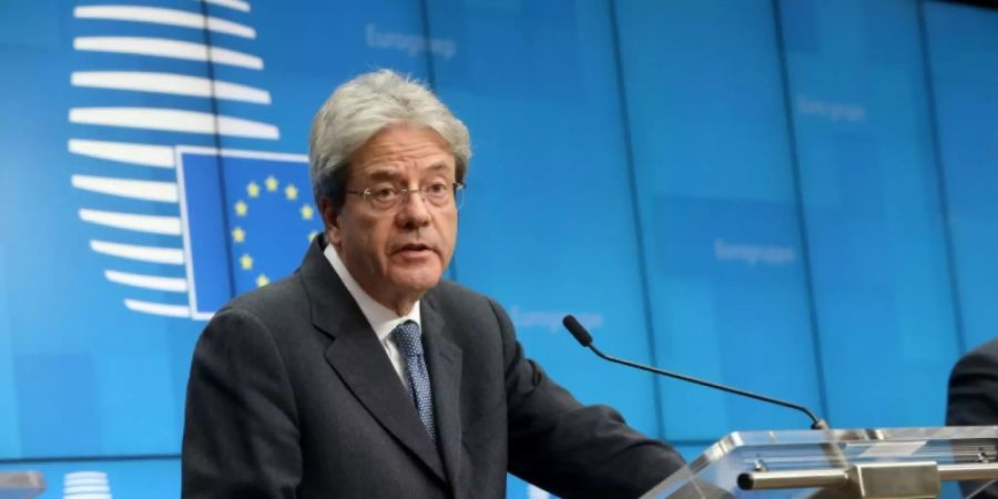 EU-Wirtschatskommissar Paolo Gentiloni