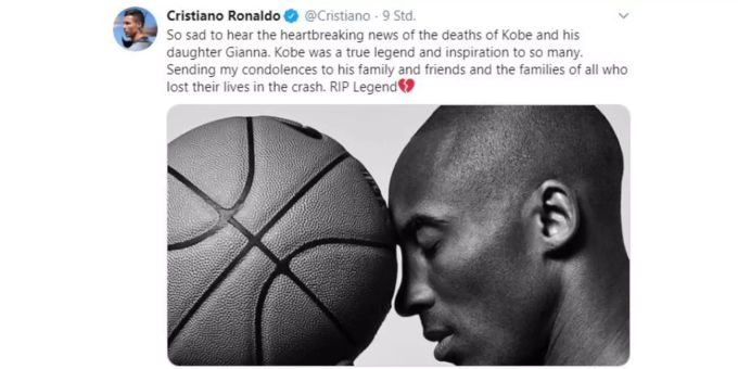 Cristiano Ronaldo Kobe Bryant