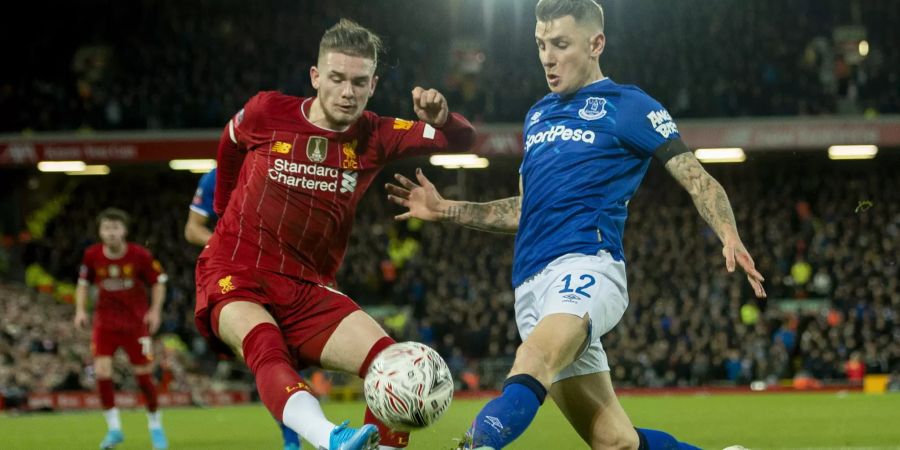 Harvey Elliott (links) gilt als eines der grössten Talente im englischen Fussball. Auch auf ihm ruhen heute die Hoffnungen von Liverpool.