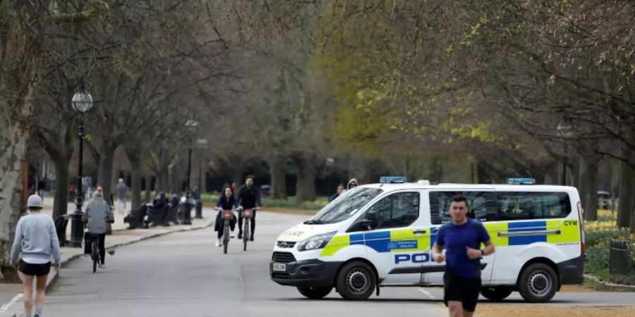 Polizeiwagen im Londoner Hyde Park