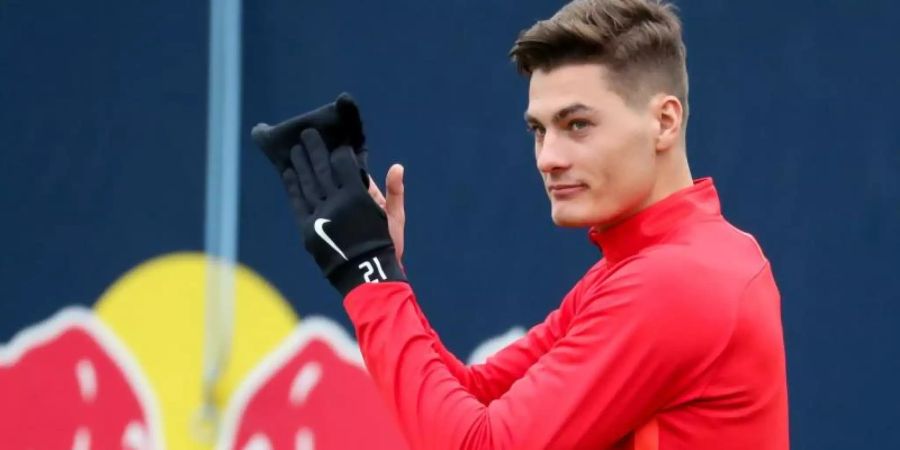 Für den Leipziger Offensivmann steht Gesundheit an erster Stelle: Patrik Schick kommt zum Auftakttraining nach der Winterpause. Foto: Jan Woitas/zb/dpa
