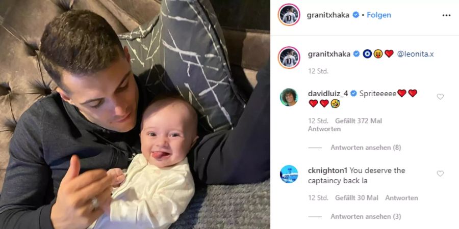 Granit Xhaka Tochter Instagram