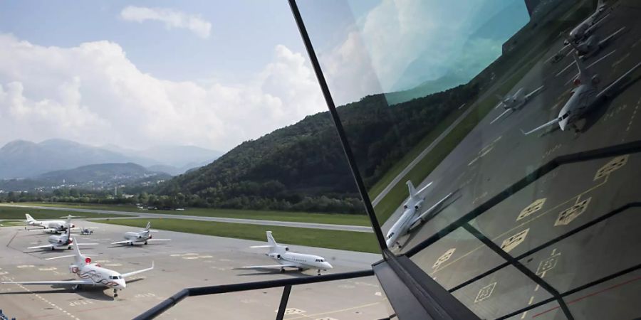 Über die Zukunft des Flughafens Lugano-Agno entscheidet das Stimmvolk wegen der Coronakrise zu einem späteren Zeitpunkt.