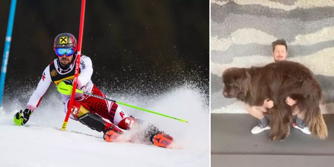 Tierisches Work-Out - So hält sich Ösi Hirscher nach der Karriere fit