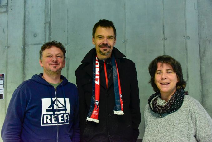 Pascal (links), Daniel und Helene.