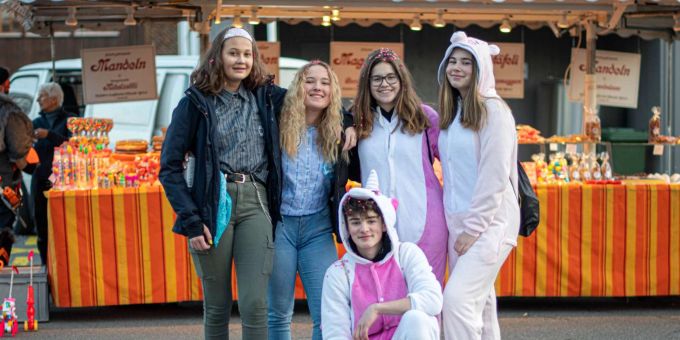 vl: Fabienne, Luana, Marija, Svenja und Jan