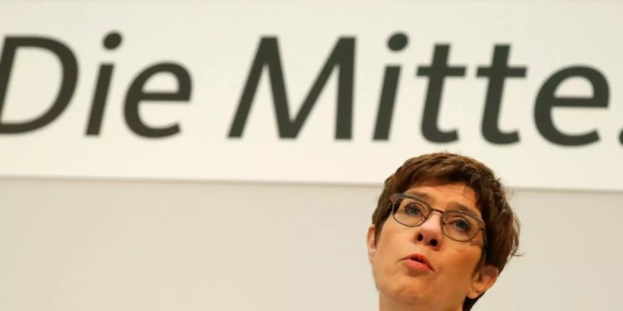 CDU-Chefin Annegret Kramp-Karrenbauer