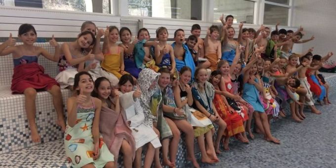 Schwimmwoche 2020 in Degersheim. Schwimmwoche