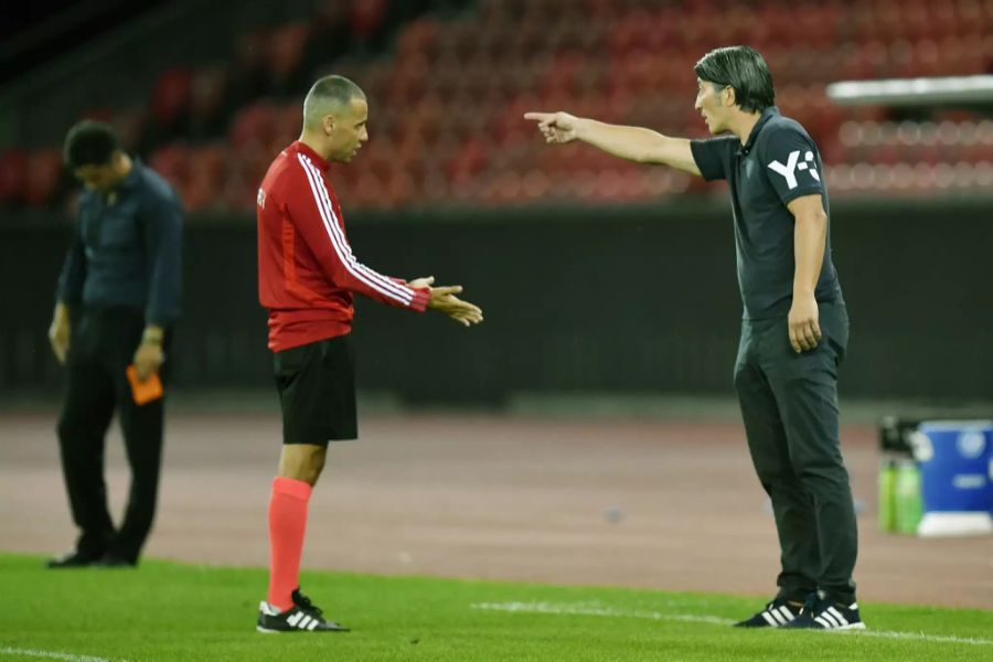 Murat Yakin (r.) weiss als ehemaliger GC-Trainer, wie man gegen die Grasshoppers gewinnen kann.