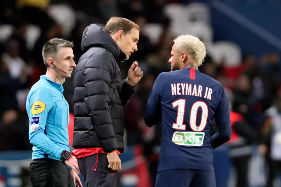 Thomas Tuchel und Neymar