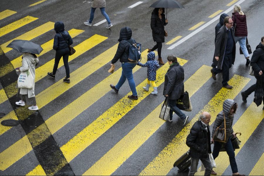 Verzögern oder ganz anhalten? Autofahrer haben am Fussgängerstreifen mehrere Möglichkeiten.