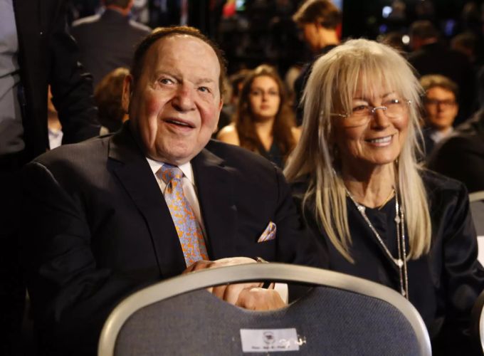 Miriam Adelson und ihr Mann im Jahr 2016. miriam