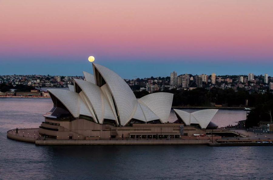 Super-Blutmond über Sydney