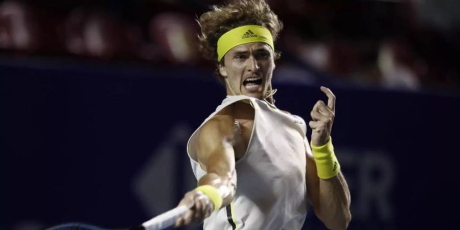 Steht in Monte Carlo im Achtelfinale: Alexander Zverev. Foto: Rebecca Blackwell/AP/dpa