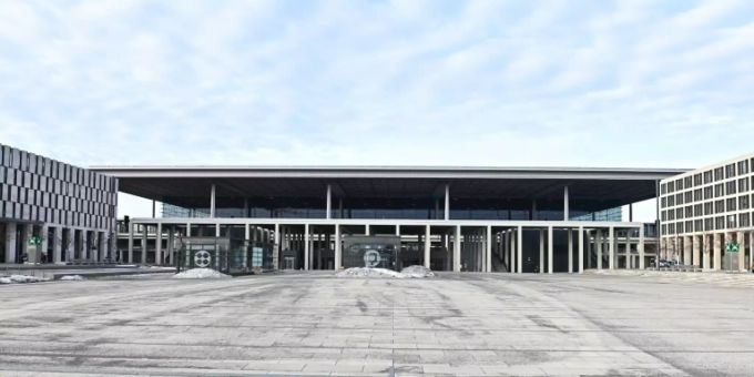 Terminal 1 des BER im Februar 2021 Terminal 1 des BER im Februar 2021