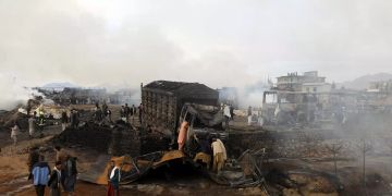 Brand in Afghanistan