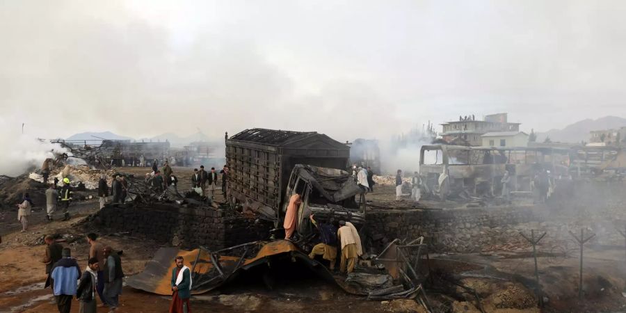 Brand in Afghanistan