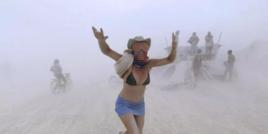 Fans des «Burning Man» werden auch dieses Jahr enttäuscht. Foto: Andy Barron/The Reno Gazette-Journal/AP/dpa