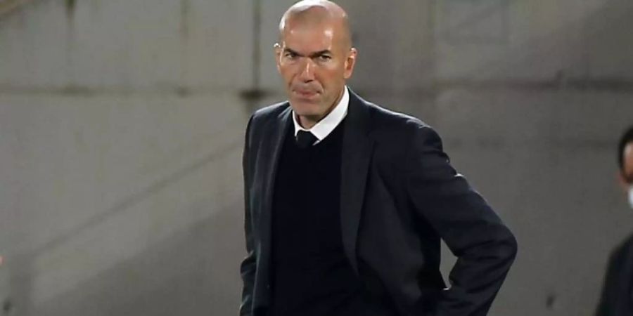 Zinedine Zidane hätte kein Verständnis für einen Ausschluss von Real Madrid aus der Champions League. Foto: Isabel Infantes/PA Wire/dpa