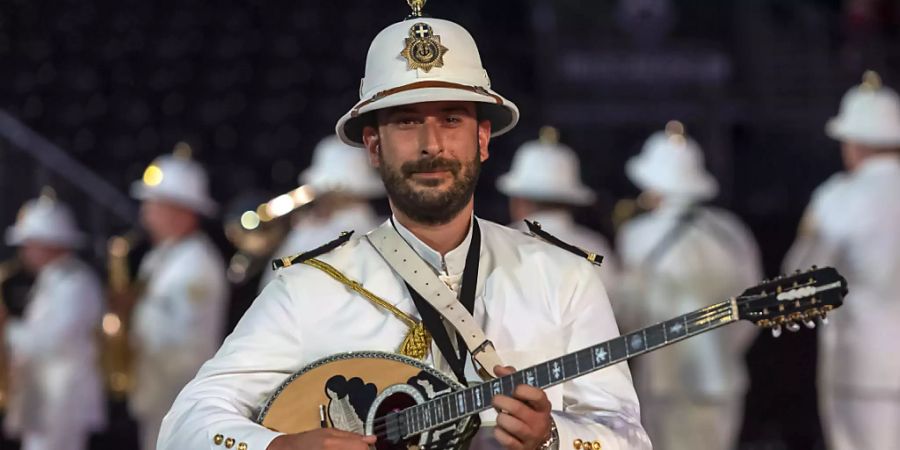 Die Hellenic Navy Band aus Griechenland an der Generalprobe für das Militärmusik-Festival Basel Tattoo im Sommer 2019. (Archivbild)