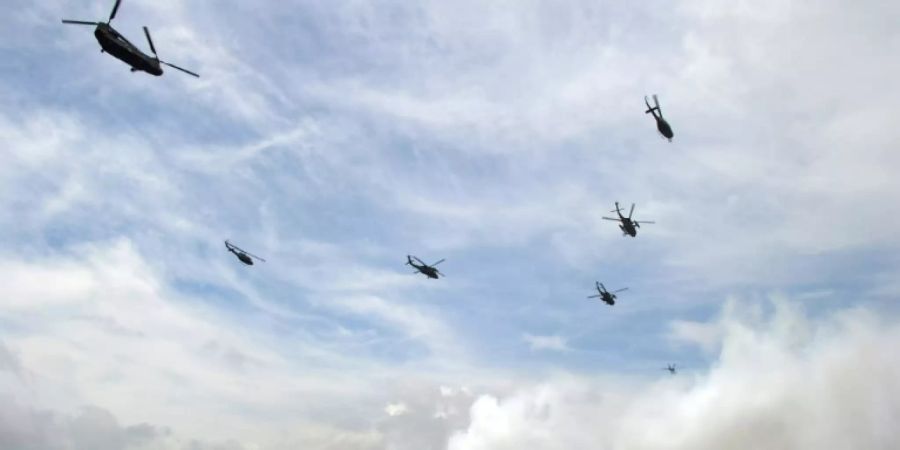 Militärmanöver in Japan