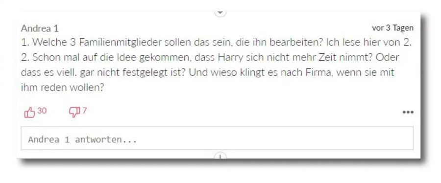 Oder hat sich Harry zu wenig Zeit genommen?