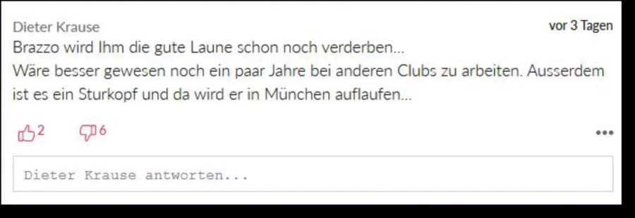 Nagelmann wäre besser bei anderen Clubs geblieben, meint ein Leser.