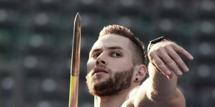 Hat sich gegen einen Vorrang für Olympioniken bei Corona-Impfungen ausgesprochen: Speerwerfer Johannes Vetter. Foto: Michael Kappeler/dpa