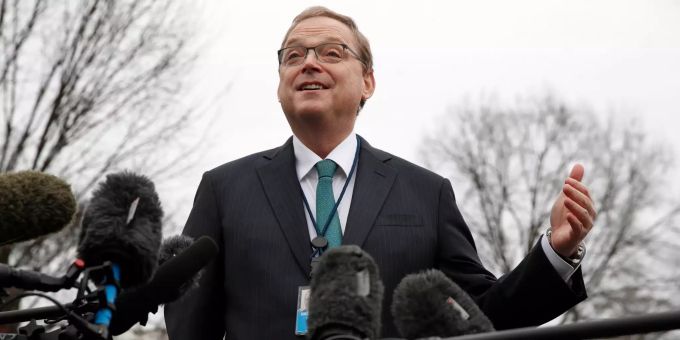 Kevin Hassett, Direktor des Nationalen Wirtschaftsrates. (Archivbild) Kevin Hassett Donald Trump