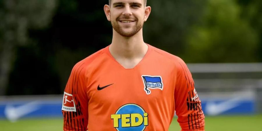 Keeper Marius Gersbeck trägt künftig das Trikot des Karlsruher SC. Foto: Britta Pedersen