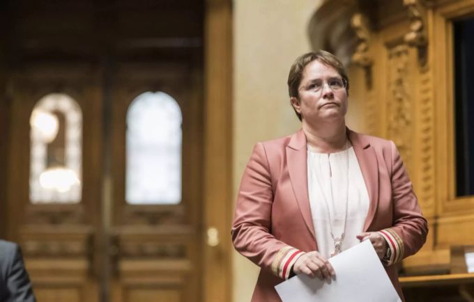 Schafft es nach ihrem Vater auch Magdalena Martullo-Blocher in die Landesregierung? Magdalena Martullo Ueli Maurer
