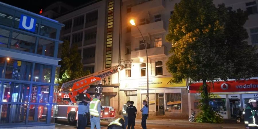 Feuerwehreinsatz in Berlin-Wilmersdorf