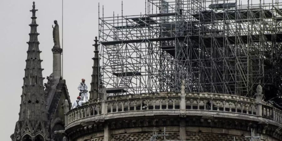 Arbeiter an Notre-Dame missachteten Rauchverbot