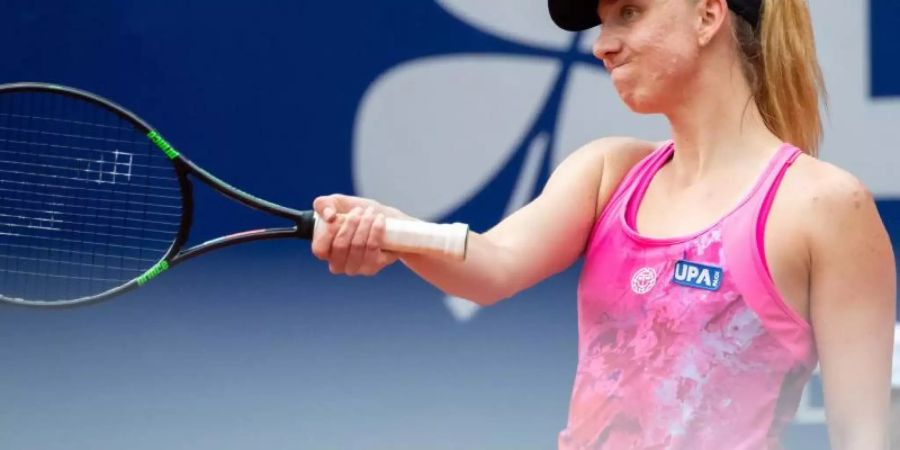 Mona Barthel flog gegen die belgische Qualifikantin Greet Minnen raus. Foto: Daniel Karmann