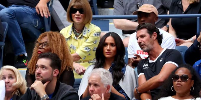 Herzogin Meghan Markle beim US-Open-Finale. meghan markle
