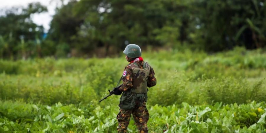 Soldat in Myanmar