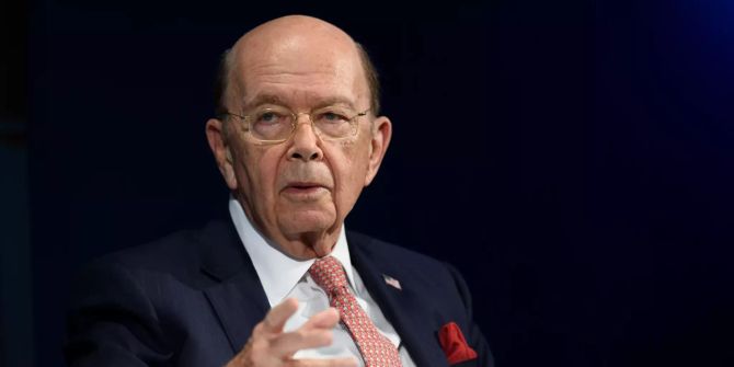 Handelsstreit Wilbur Ross Anzug