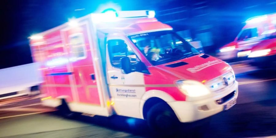 Rettungswagen im Einsatz