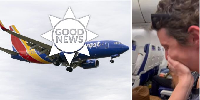 Good News - Pilot feiert Passagierin nach überstandenem Brustkrebs