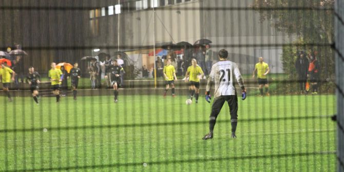 Fussballspieler auf dem Feld
