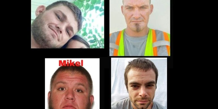 Von der Polizei veröffentlichte Fotos der Todesopfer