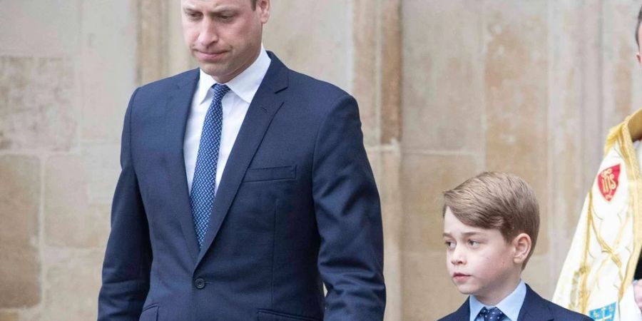 Wird Prinz William seinen Sohn George zum Queen-Begräbnis mitnehmen?