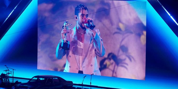 Bad Bunny bei den MTV Video Music Awards. Bad Bunny