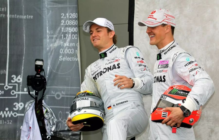 Mercedes Rosberg Schumacher