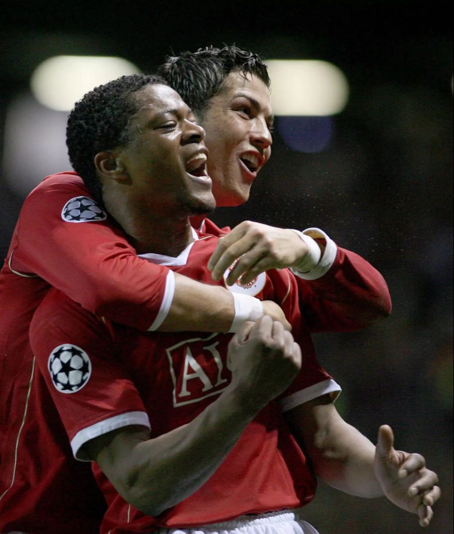 Cristiano Ronaldo Patrice Evra