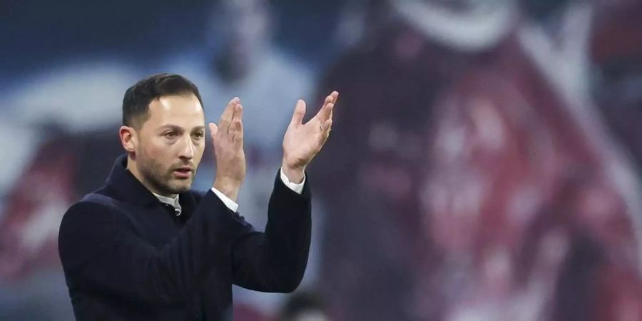 Trainer Domenico Tedesco hat nun bei RB Leipzig das Sagen. Foto: Jan Woitas/dpa-Zentralbild/dpa