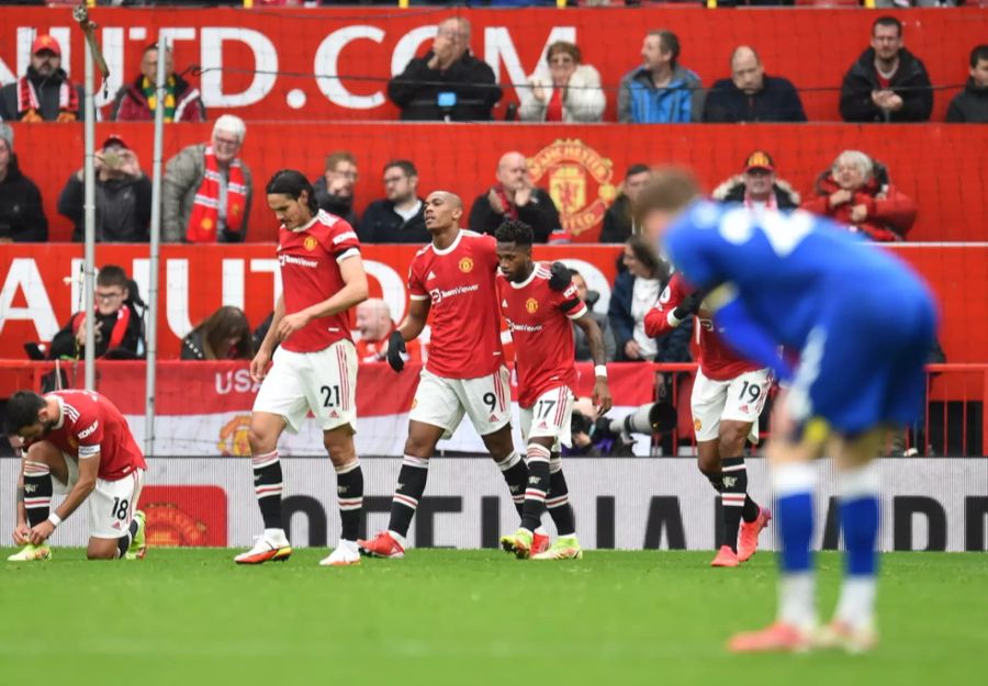 Anthony Martial bringt das Heimteam in der ersten Halbzeit in Führung.